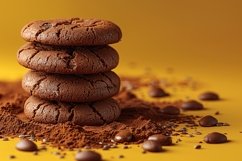 Cookies with chocolate chips Heap Product Image 1