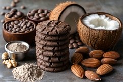Cookies with chocolate chips Heap and dry fruits Product Image 1