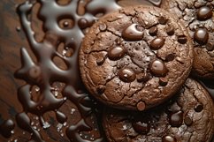 Cookies with chocolate chips Heap Product Image 1