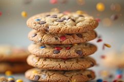 Cookies with chocolate chips Heap Product Image 1