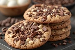 Cookies with chocolate chips Heap Product Image 1