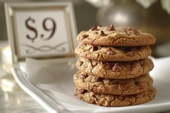 Cookies with chocolate chips Heap in tray Product Image 1