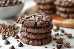 Cookies with chocolate chips Heap Product Image 1