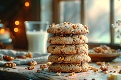 Cookies with chocolate chips Heap Product Image 1
