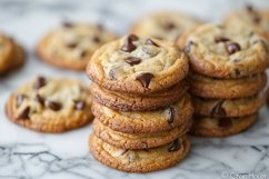 Cookies with chocolate chips Heap Product Image 1