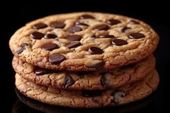 Cookies with chocolate chips Heap Product Image 1