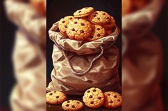 Chocolate chips cookies in brown sack Product Image 1