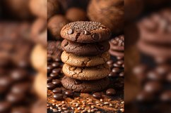 Cookies with chocolate chips Heap Product Image 1