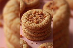 White Cookies with chocolate chips Cookies Heap Product Image 1