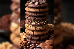 Cookies with chocolate chips Heap Product Image 1