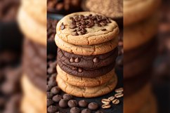 Cookies with chocolate chips Heap Product Image 1