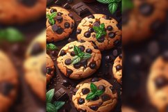 Cookies with chocolate chips Heap Product Image 1