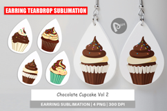 Earring Chocolate Cupcake Product Image 1