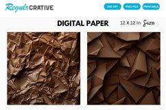 Chocolate Digital Paper, Chocolate Background Product Image 1