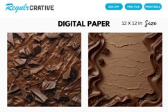 Chocolate Digital Paper, Chocolate Background Product Image 1