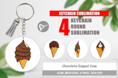 Keychain Dipped Ice Cream Product Image 1