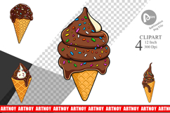 Dipped Ice Cream Clipart Product Image 1