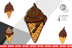 Dipped Ice Cream Clipart Product Image 1