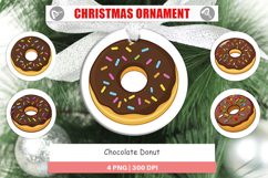 Ornament Chocolate Donut Product Image 1