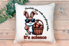 Funny easter quote, Chocolate easter bunny Product Image 2