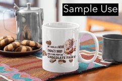 Chocolate Fairy Funny Saying - Chocolate Sublimation Product Image 2