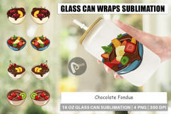Glass Can Chocolate Fondue Product Image 1