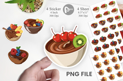 Chocolate Fondue Sticker Product Image 1