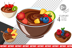 Chocolate Fondue Clipart Product Image 1