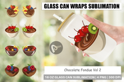 Glass Can Chocolate Fondue Product Image 1
