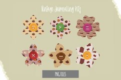 Chocolate Food with Vintage Color Seamless Pattern Button Product Image 1