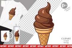 Chocolate Ice Cream Clipart Product Image 1