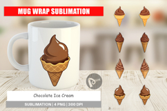 Mug Wrap Chocolate Ice Cream Product Image 1