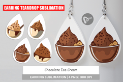 Earring Chocolate Scoop Product Image 1