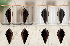 Chocolate Ice Cream Glass Can Wraps Product Image 4