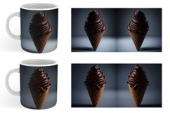 Chocolate Ice Cream | Mug sublimation design Product Image 3