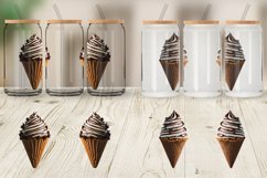 Chocolate Ice Cream Glass Can Wraps Product Image 5