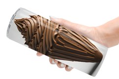 Chocolate Ice Cream | Tumbler Sublimation Wrap Product Image 6