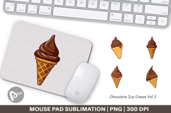 Mouse Pad Chocolate Ice Cream Product Image 1