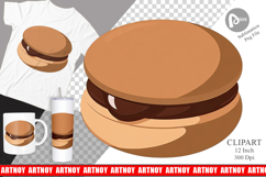 Chocolate Macaron Clipart Product Image 1