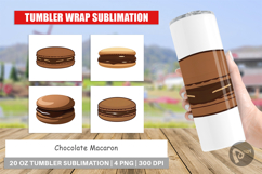 Tumbler Chocolate Macaron Product Image 1