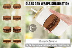 Glass Can Chocolate Macaron Product Image 1