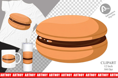 Chocolate Macaron Clipart Product Image 1