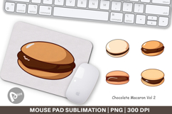 Mouse Pad Chocolate Macaron Product Image 1