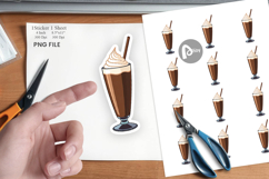 Chocolate Milkshake Sticker Product Image 1
