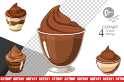 Chocolate Pudding Clipart Product Image 1