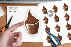 Chocolate Pudding Sticker Product Image 1