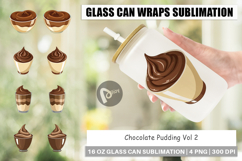 Glass Can Chocolate Pudding Product Image 1