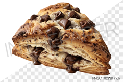 Chocolate Scones PNG Clipart Bread Dessert Watercolor Illust Product Image 1