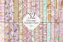 Chocolate Seamless Paper Sublimation Product Image 1