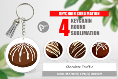 Keychain Chocolate Truffle Product Image 1